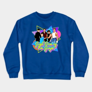 Just One of the Guys Retro 80s Movies Crewneck Sweatshirt